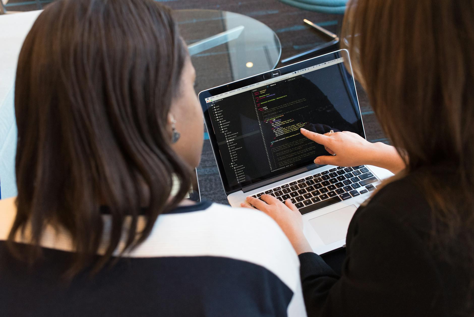 Website indexing and technical SEO on a laptop screen